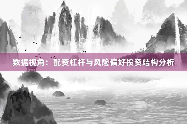 数据视角：配资杠杆与风险偏好投资结构分析