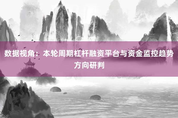 数据视角：本轮周期杠杆融资平台与资金监控趋势方向研判