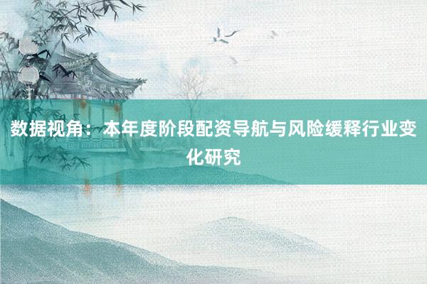 数据视角：本年度阶段配资导航与风险缓释行业变化研究