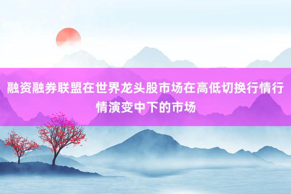 融资融券联盟在世界龙头股市场在高低切换行情行情演变中下的市场