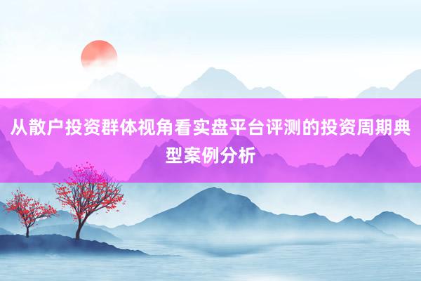 从散户投资群体视角看实盘平台评测的投资周期典型案例分析