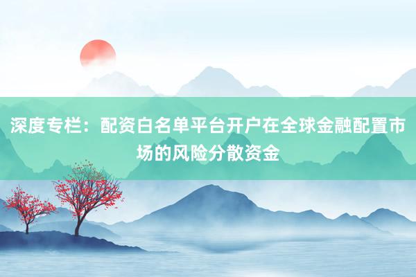 深度专栏：配资白名单平台开户在全球金融配置市场的风险分散资金