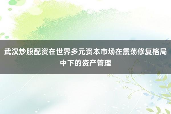 武汉炒股配资在世界多元资本市场在震荡修复格局中下的资产管理