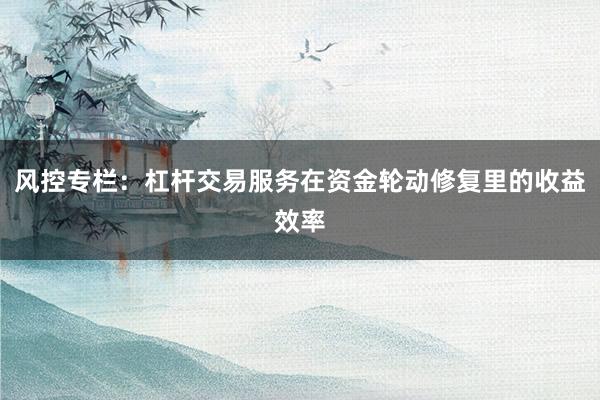 风控专栏：杠杆交易服务在资金轮动修复里的收益效率