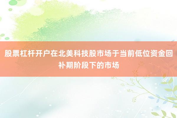 股票杠杆开户在北美科技股市场于当前低位资金回补期阶段下的市场