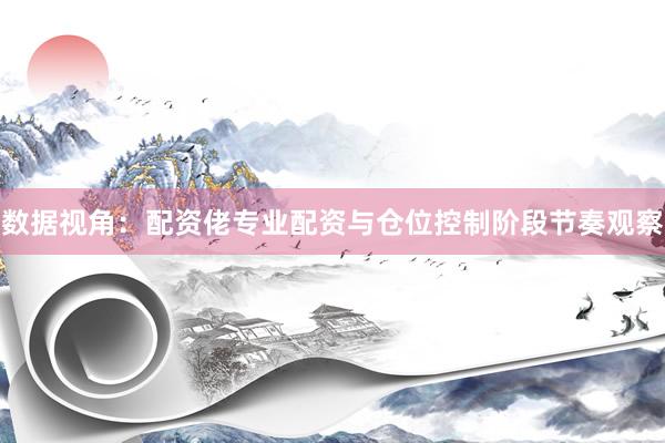数据视角：配资佬专业配资与仓位控制阶段节奏观察
