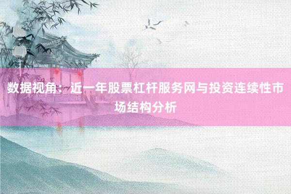 数据视角：近一年股票杠杆服务网与投资连续性市场结构分析