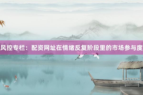 风控专栏：配资网址在情绪反复阶段里的市场参与度