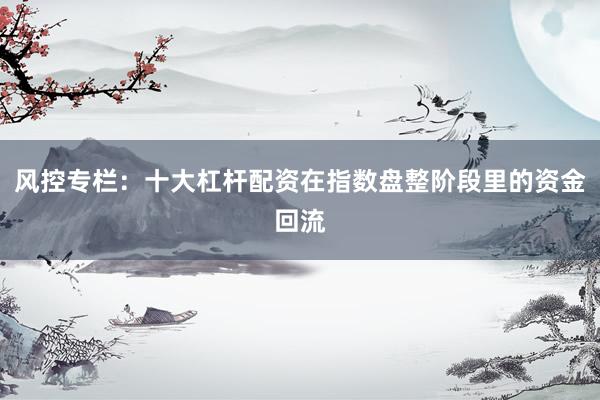 风控专栏：十大杠杆配资在指数盘整阶段里的资金回流