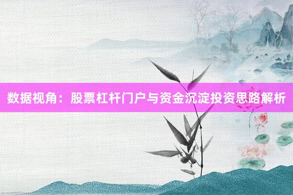 数据视角:股票杠杆门户与资金沉淀投资思路解析