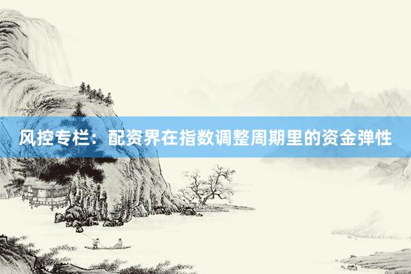 风控专栏：配资界在指数调整周期里的资金弹性