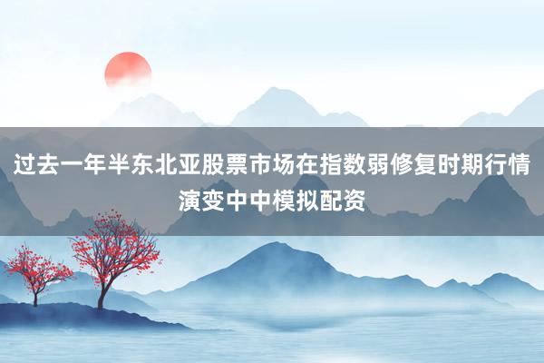 过去一年半东北亚股票市场在指数弱修复时期行情演变中中模拟配资
