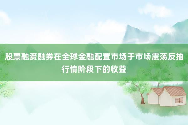 股票融资融券在全球金融配置市场于市场震荡反抽行情阶段下的收益