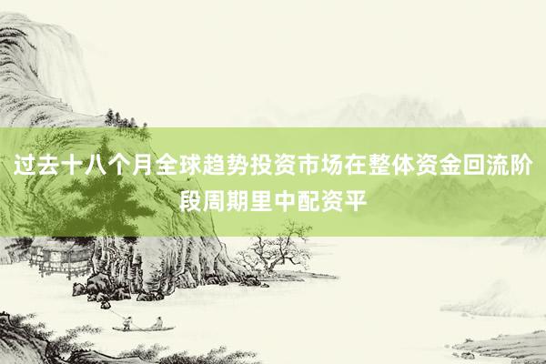 过去十八个月全球趋势投资市场在整体资金回流阶段周期里中配资平