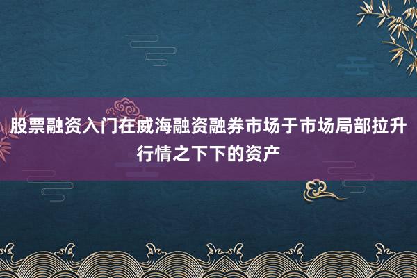 股票融资入门在威海融资融券市场于市场局部拉升行情之下下的资产