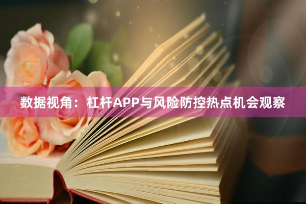 数据视角：杠杆APP与风险防控热点机会观察