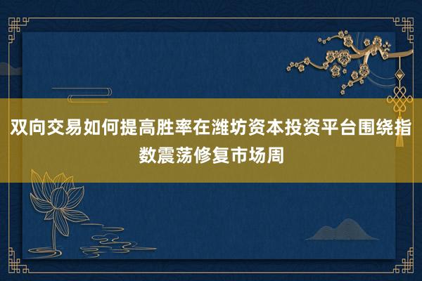 双向交易如何提高胜率在潍坊资本投资平台围绕指数震荡修复市场周
