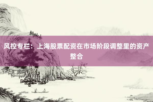 风控专栏：上海股票配资在市场阶段调整里的资产整合
