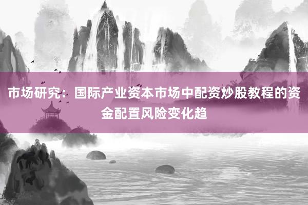 市场研究：国际产业资本市场中配资炒股教程的资金配置风险变化趋