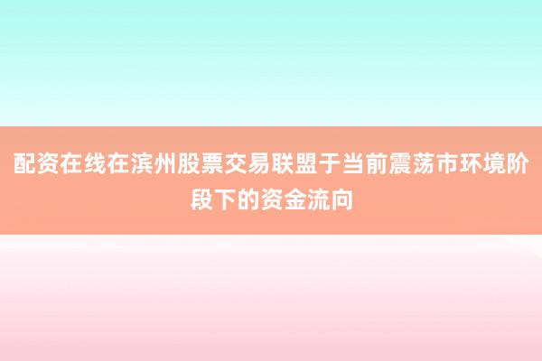 配资在线在滨州股票交易联盟于当前震荡市环境阶段下的资金流向