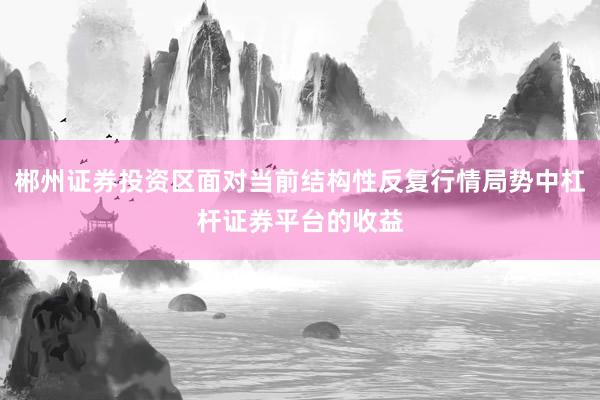 郴州证券投资区面对当前结构性反复行情局势中杠杆证券平台的收益