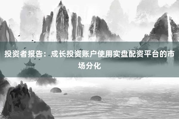 投资者报告：成长投资账户使用实盘配资平台的市场分化