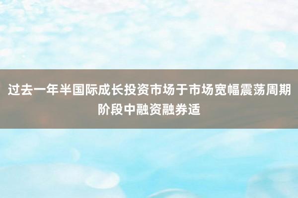 过去一年半国际成长投资市场于市场宽幅震荡周期阶段中融资融券适