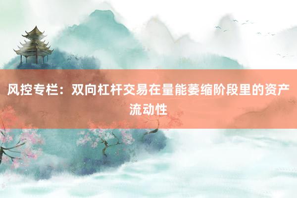 风控专栏：双向杠杆交易在量能萎缩阶段里的资产流动性