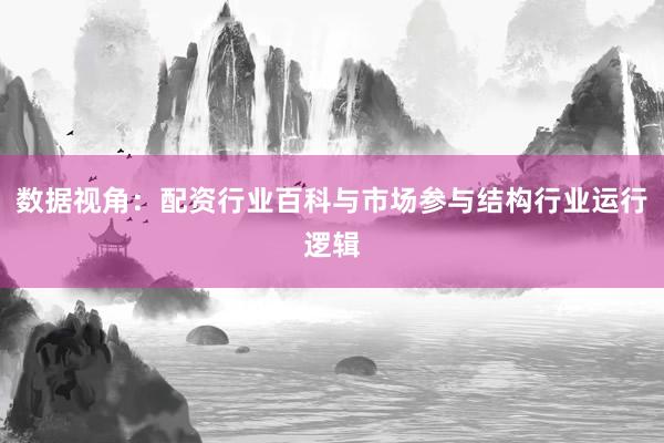 数据视角：配资行业百科与市场参与结构行业运行逻辑